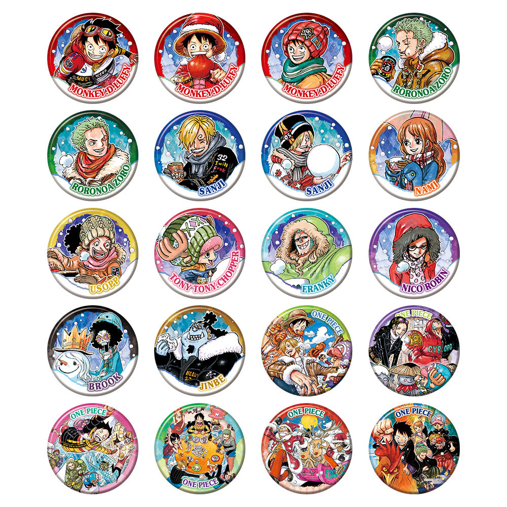 ONE PIECE』コレクション缶バッジ “WINTER” 第1弾（全20種／ランダム1