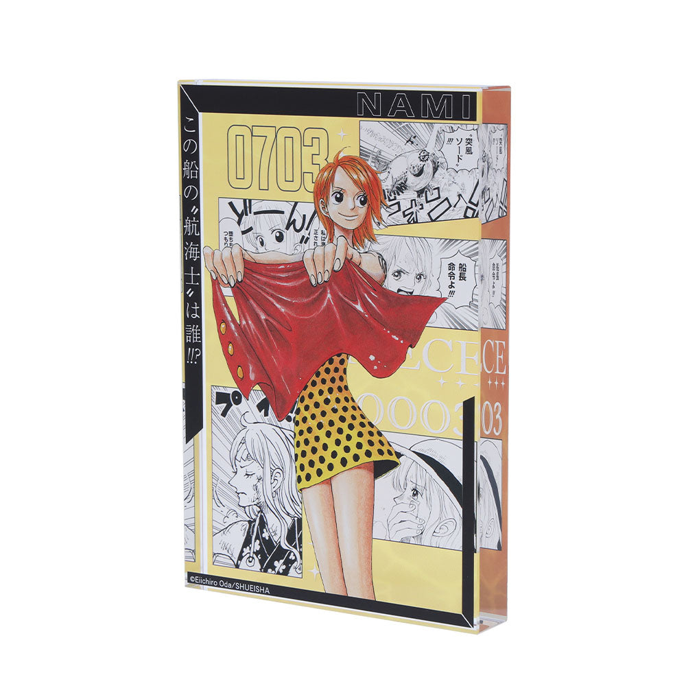 ONE PIECE』アクリルブロック “HEROES” ナミ – JUMP SHOP