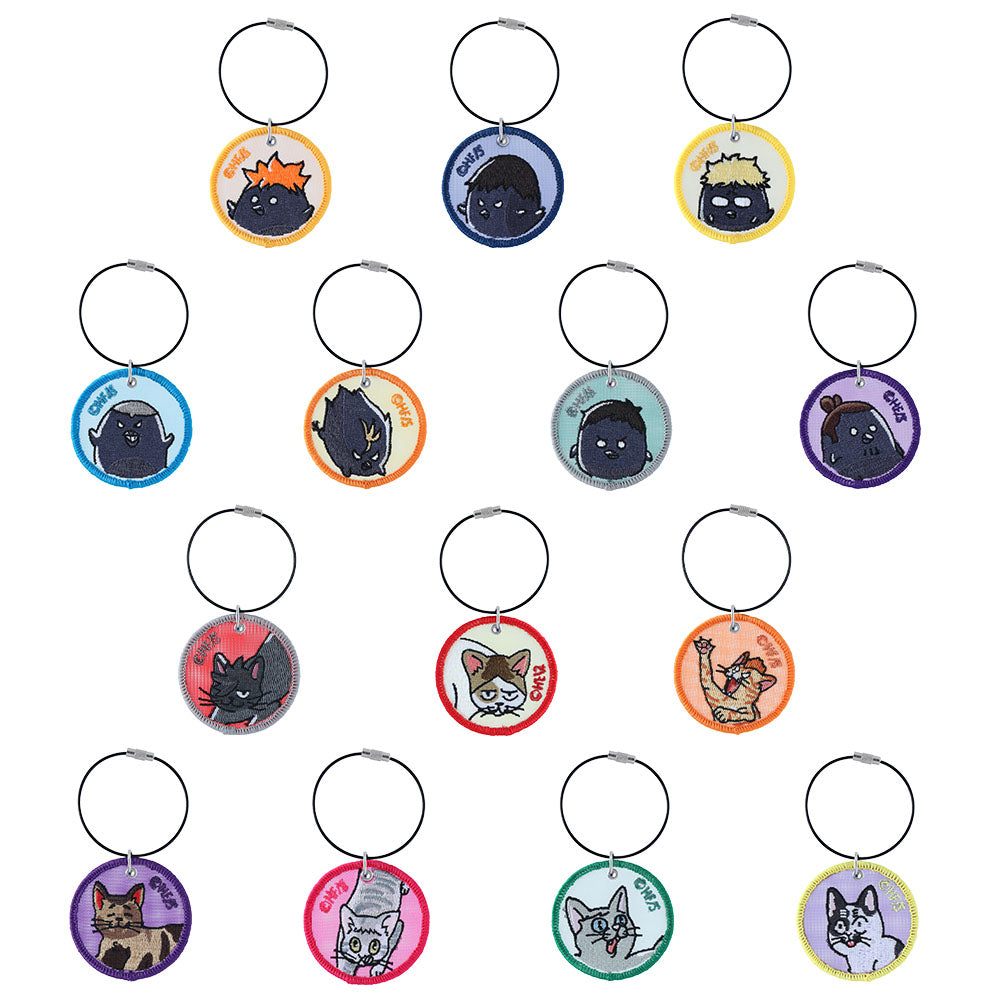 ハイキュー!!』メッシュ刺繍キーホルダーコレクション 動物＆モチーフ