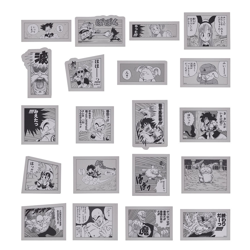 DRAGON BALL』クリアステッカーコレクション2枚入り 第1弾（全10組
