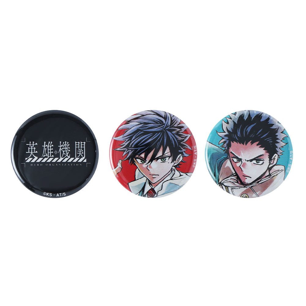 英雄機関』mini缶バッジ3個セット – JUMP SHOP