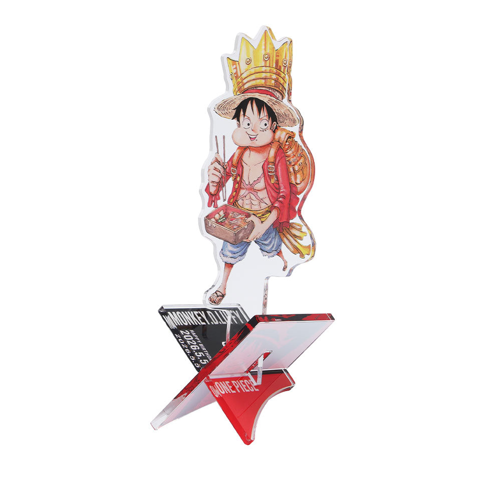ONE PIECE』バースデイアクリル“X”フィギュア－with－ モンキー・D