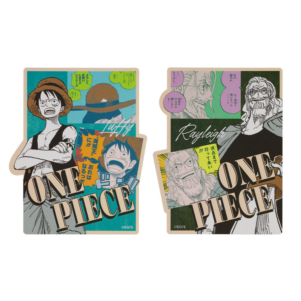 ONE PIECE』ダイカットステッカーセット （2枚入り） ルフィ＆レイリー