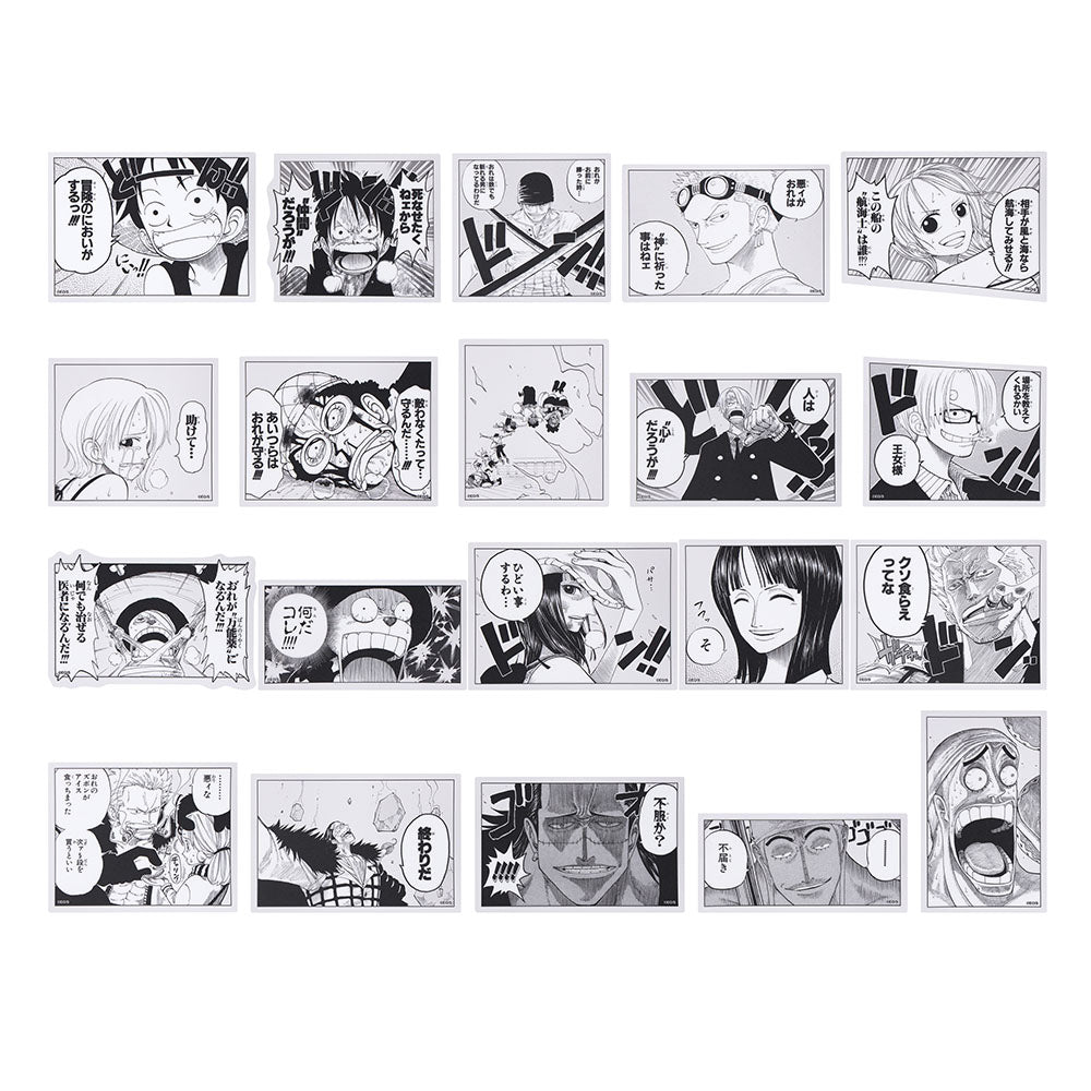  Man 特典 クリアファイル シール ステッカー まとめ売り 52点 ONE PIECE』クリアステッカーコレクション2枚入り 第1弾 （全10組