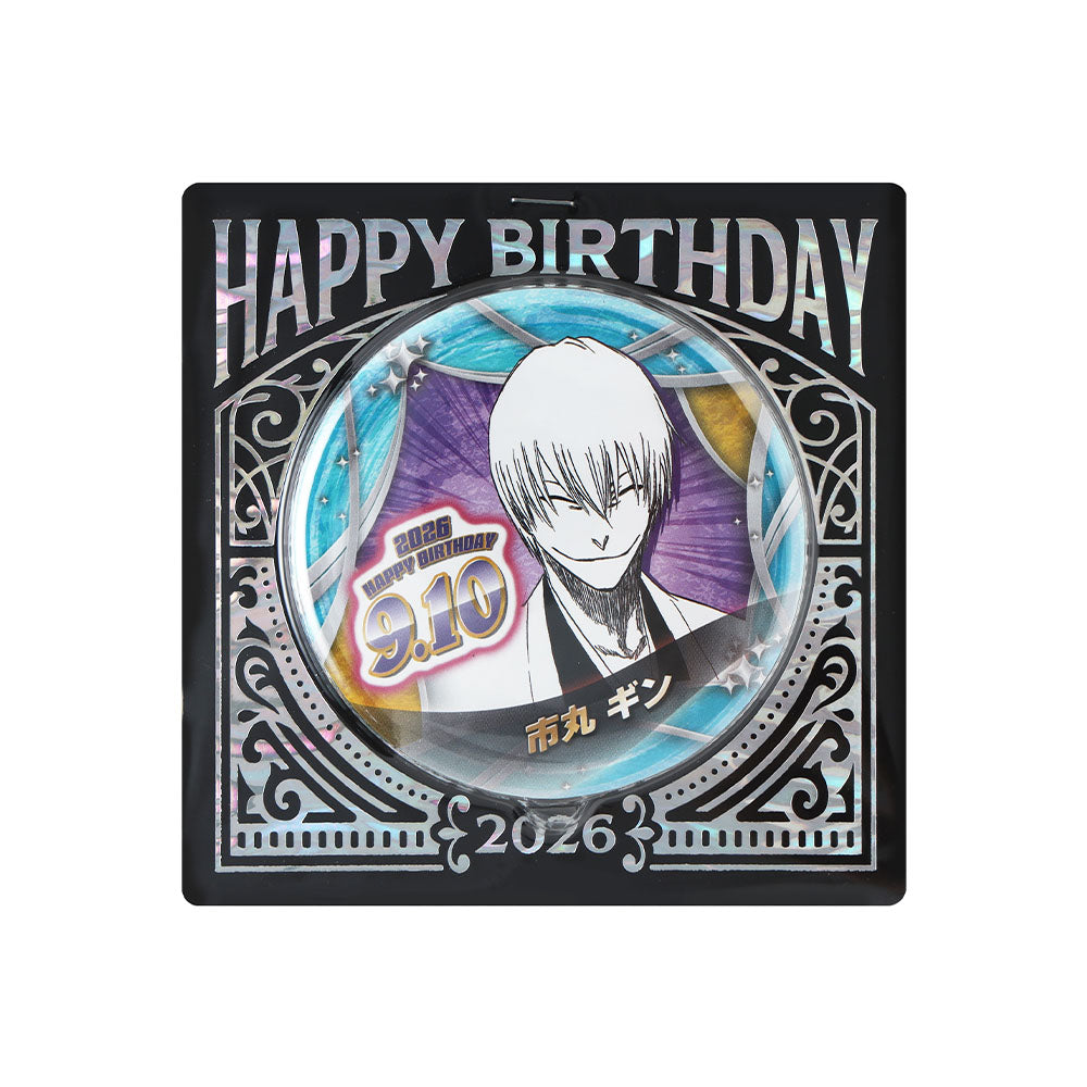 BLEACH』バースデイ缶バッジ 市丸ギン – JUMP SHOP