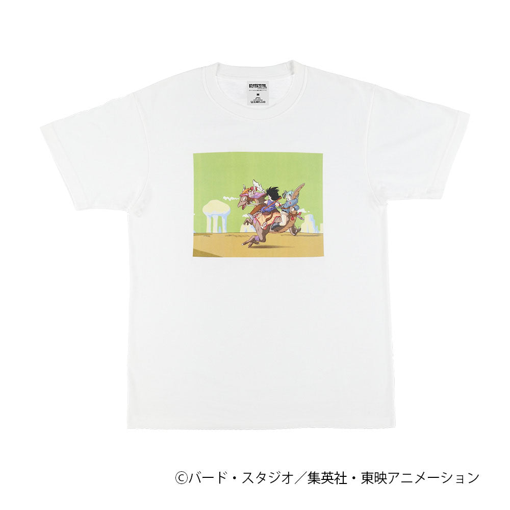 ドラゴンボール 場面写Tシャツ 悟空・ブルマ ホワイト XL – JUMP SHOP