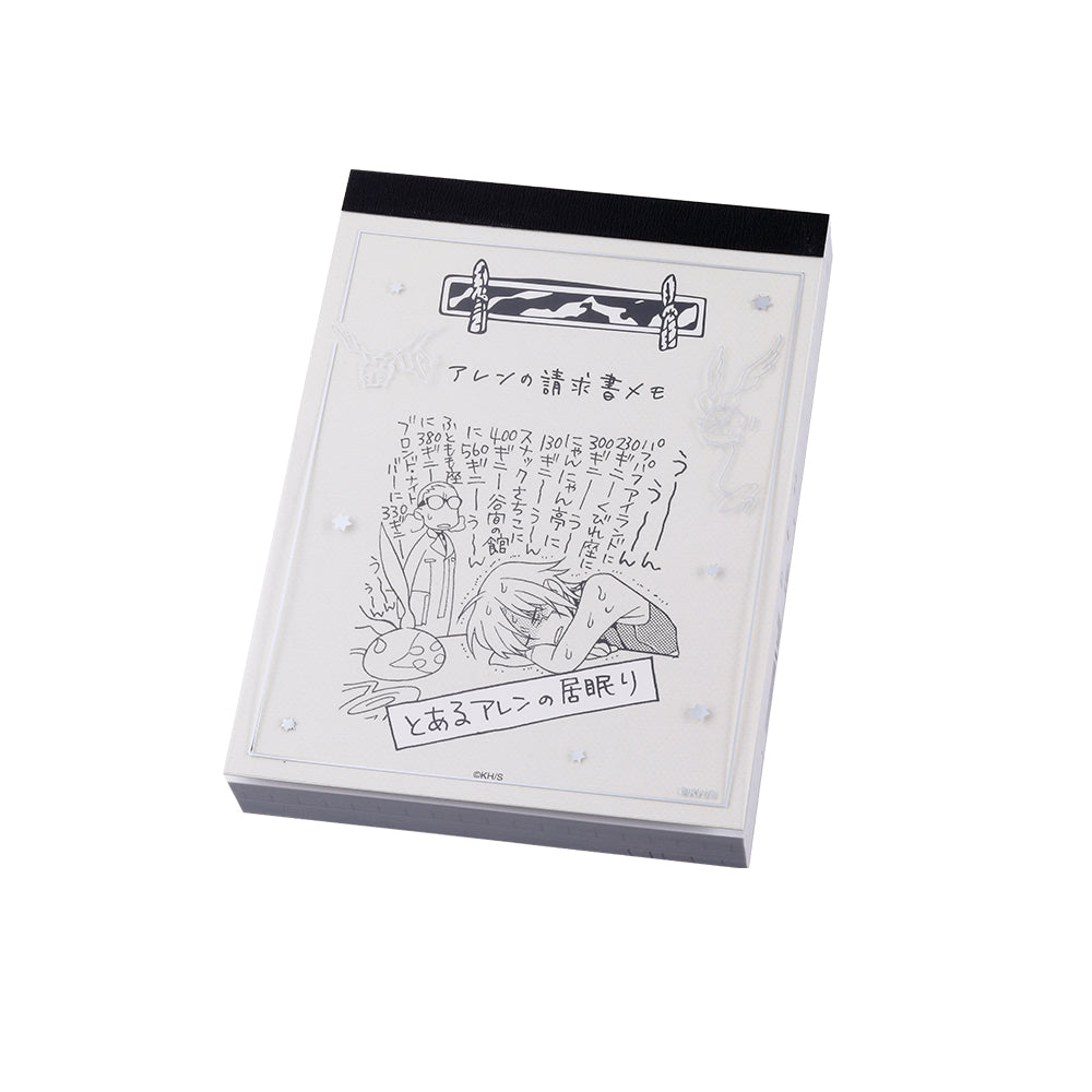 D.Gray-man』アレンの請求書メモ（特製ブロマイド付き） – JUMP SHOP