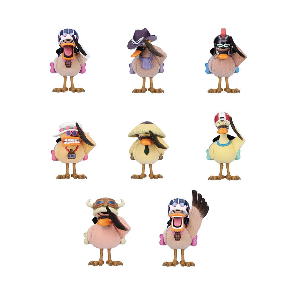 【RofJ】『ONE PIECE』FLOCK TOY COLLECTION 超カルガモ部隊 第1弾 全種セット （全8種＆特典1種／計9種入り）