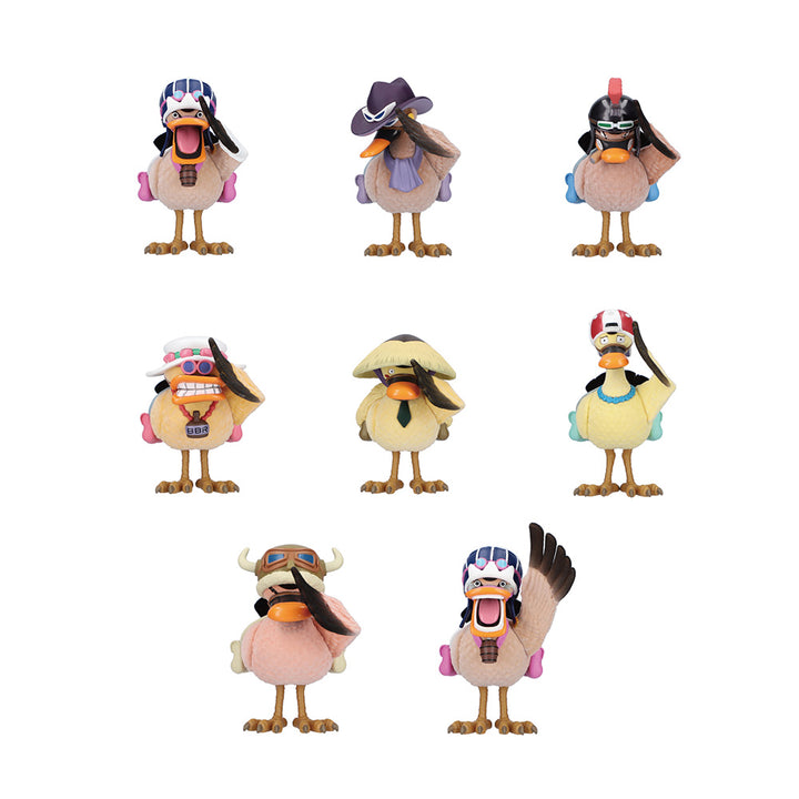 【RofJ】『ONE PIECE』FLOCK TOY COLLECTION 超カルガモ部隊 第1弾 全種セット （全8種＆特典1種／計9種入り）
