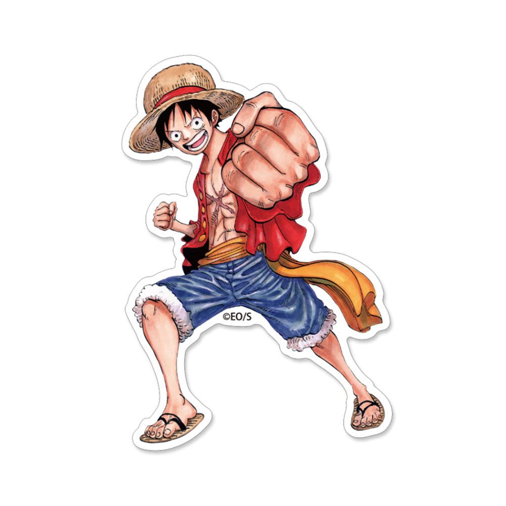 『ONE PIECE』ダイカットステッカー　ルフィ