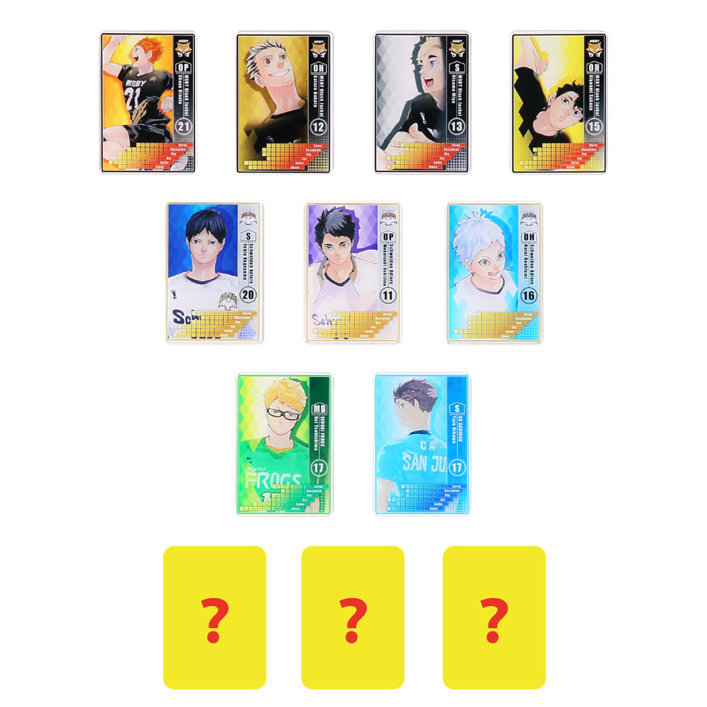 『ハイキュー!!』ステータスカードコレクション（全9種＋シークレット3種）