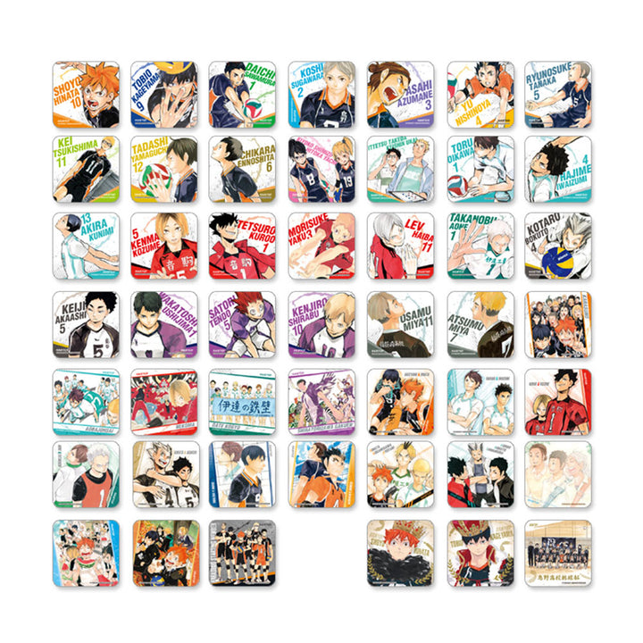 『ハイキュー!!』アートコースター(R)　第1弾　全種セット　（全45種＆特典3種／計48種入り）