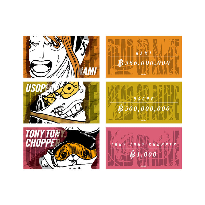 『ONE PIECE』キャラクターズコレクションカード3枚入り（全7組／ランダム1組入り）