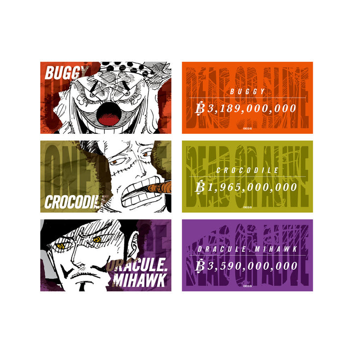 『ONE PIECE』キャラクターズコレクションカード3枚入り（全7組／ランダム1組入り）
