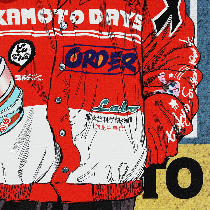 『SAKAMOTO DAYS』フルカラーアートボード　「HOW TO RIDE SHIN's MOTORBIKE」