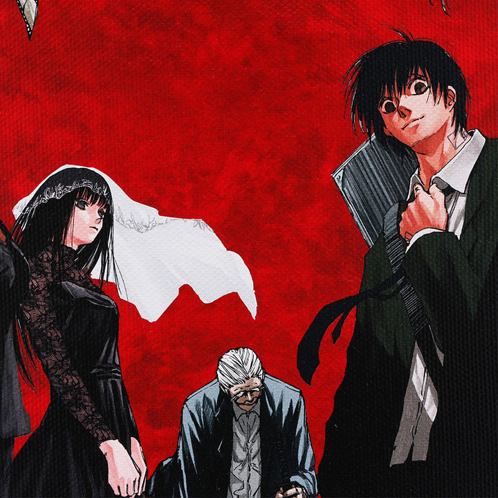 『SAKAMOTO DAYS』フルカラーアートボード　「秩序なき咎人には魂の救済を」