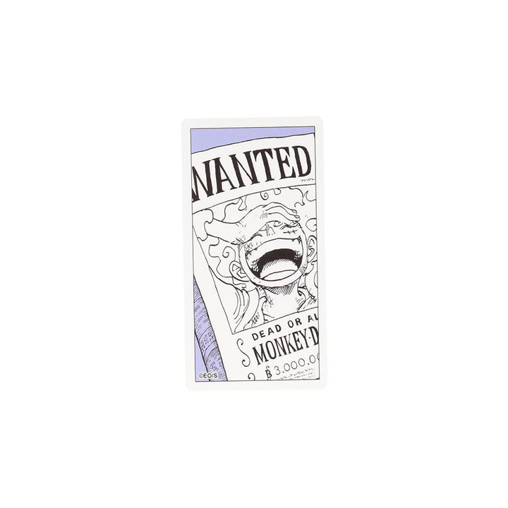 『ONE PIECE』コマステッカー　WANTED(MONKEY.D.LUFFY)