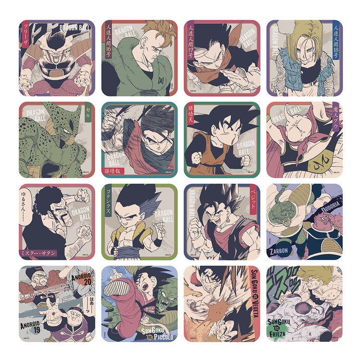 【JAS】『DRAGON BALL』アートコースター(R)　 第2弾　全種セット　（全45種＆特典3種／計48種入り）