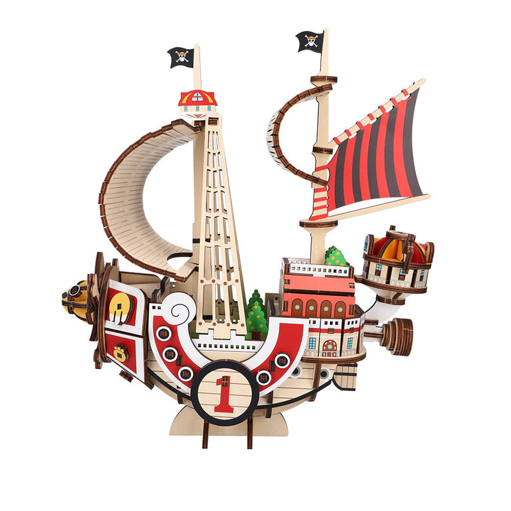 Wooden　Art　ki-gu-mi　サウザンド・サニー号　MEGA Color Ver.
