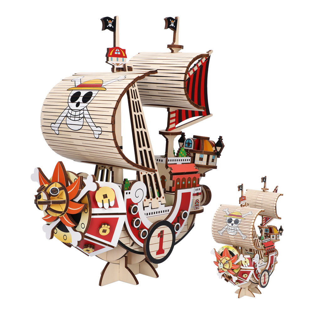 【新品　未開封】 ONE PIECE サウザンドサニー号 MEGA Ver. Amazon.co.jp: エーゾーン 木製立体パズル Wooden Art ki-gu-mi