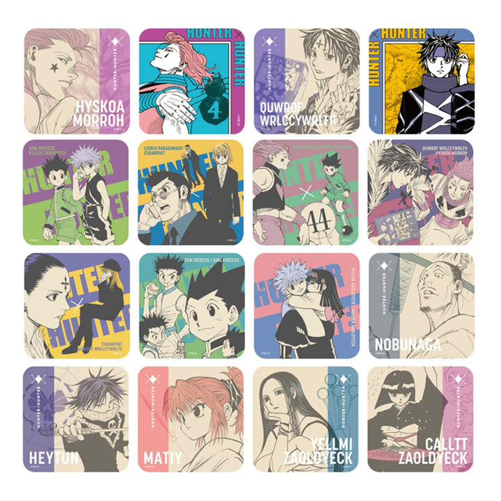 『HUNTER×HUNTER』アートコースター(R)　第2弾　全種セット（全55種＆特典3種／計58種入り）