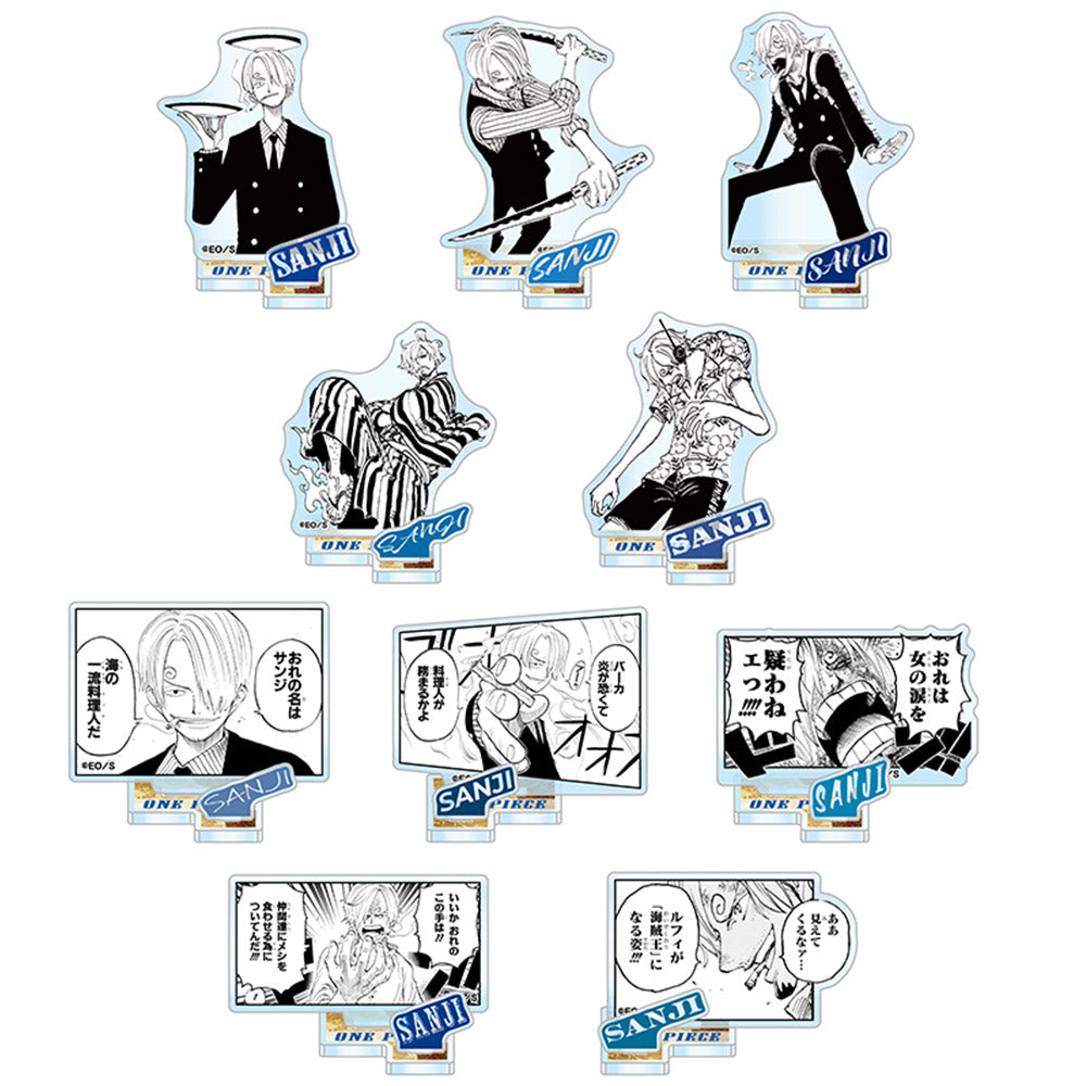 『ONE PIECE』アクリルフィギュアコレクション“HEROES”　サンジ　Vol.1　（全10種／ランダム1種入り）