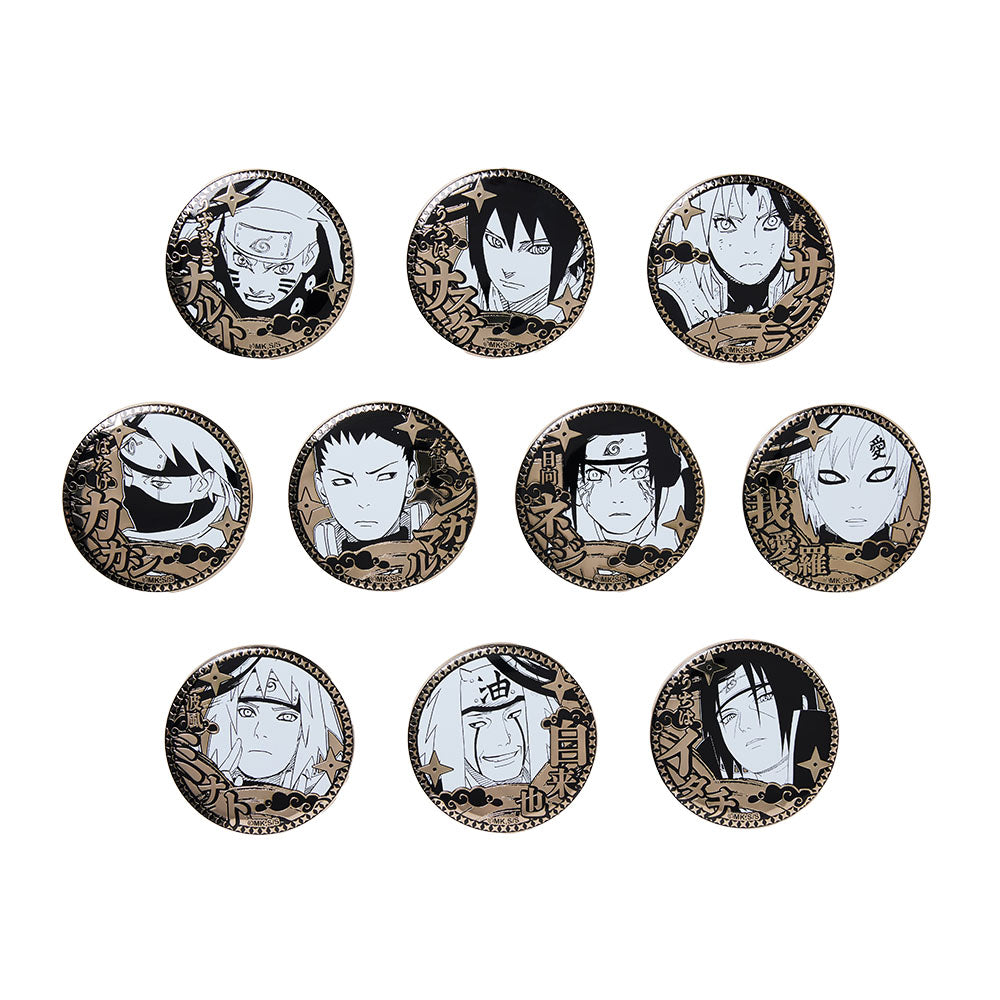 『NARUTO-ナルト-』ゴールデン缶バッジコレクション第1弾　（全10種／ランダム1種入り）