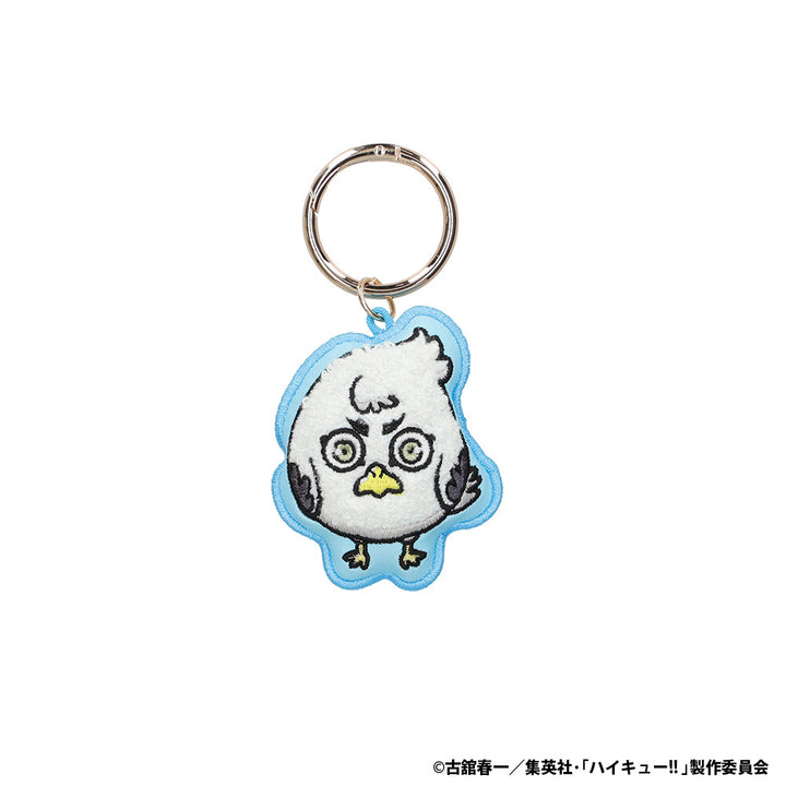 アニメ「ハイキュー!!」 アニマル刺繡キーホルダー（ホシウミカモメ）