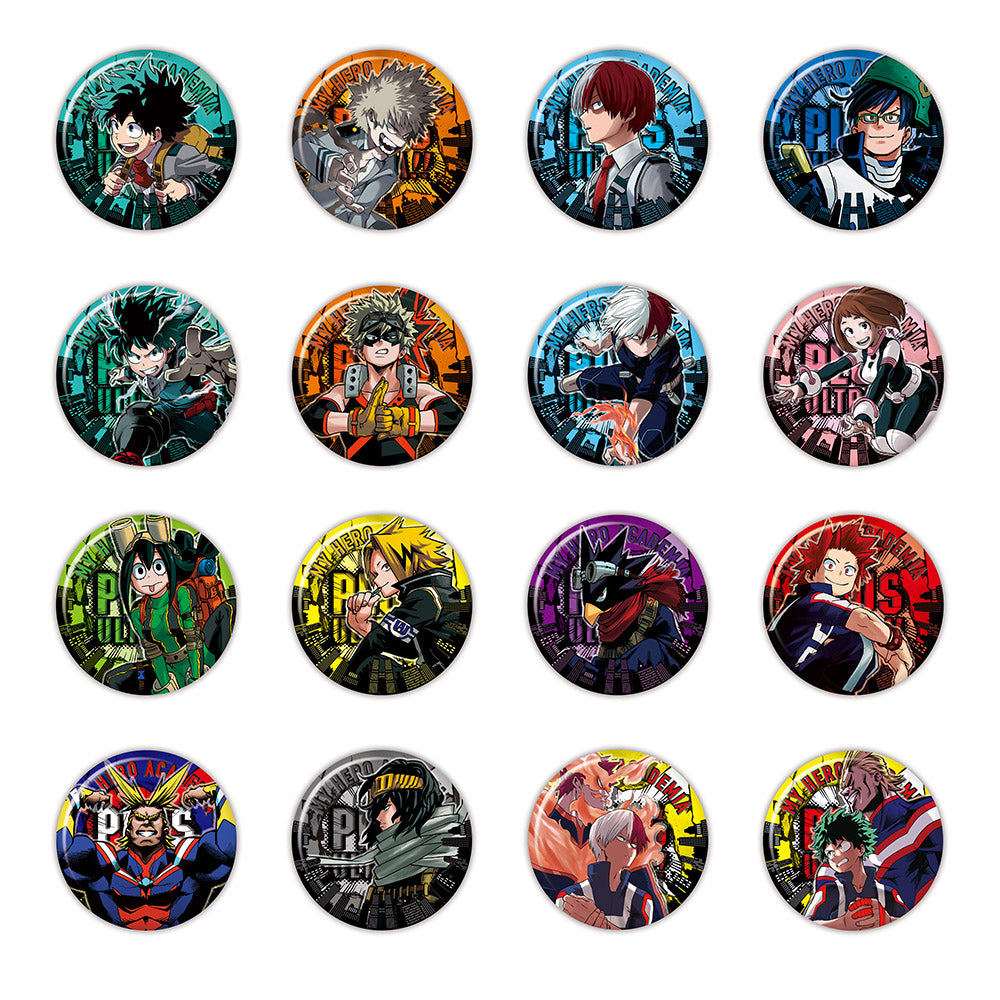 『僕のヒーローアカデミア』コレクション缶バッジ第1弾（全16種）