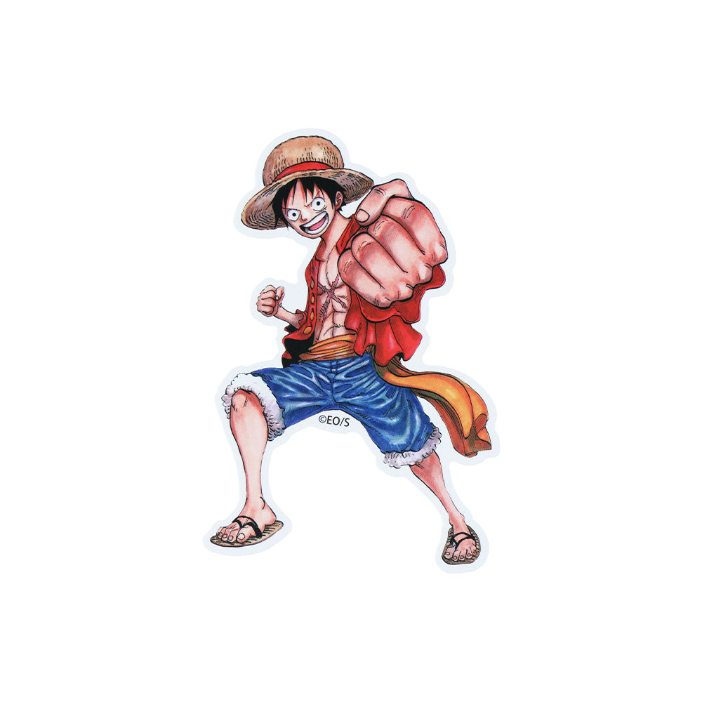 『ONE PIECE』ダイカットステッカー　ルフィ