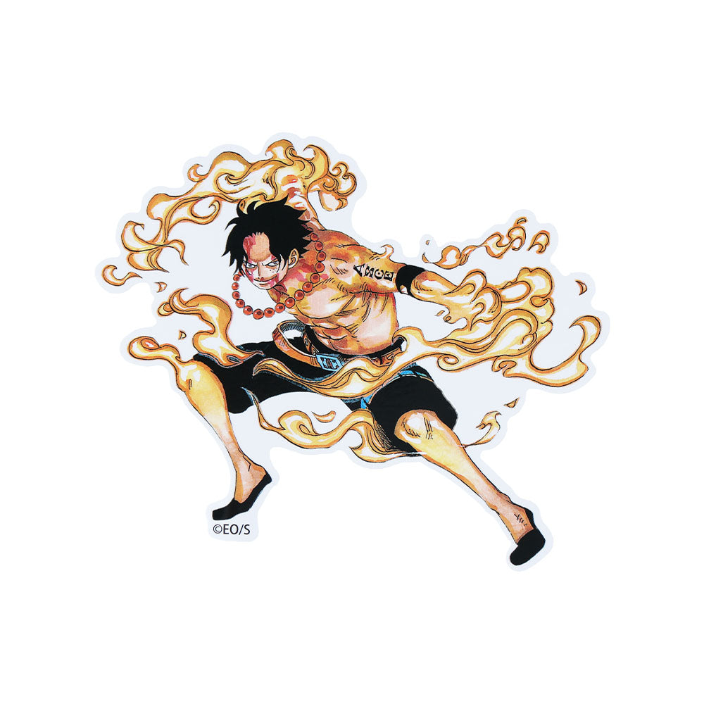 『ONE PIECE』ダイカットステッカー　エース