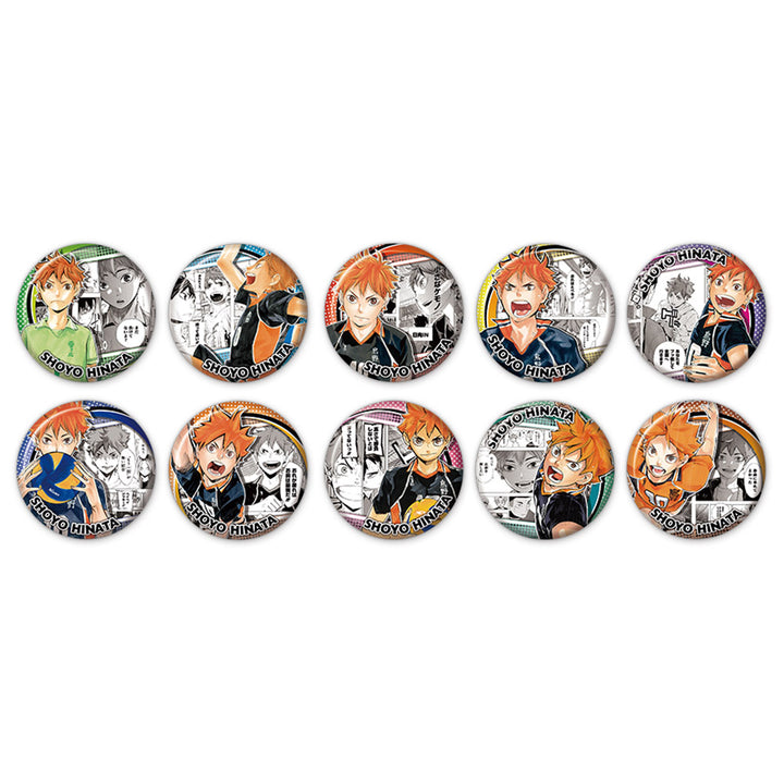 『ハイキュー!!』コレクション缶バッジ“HEROES”【日向翔陽】（全10種）