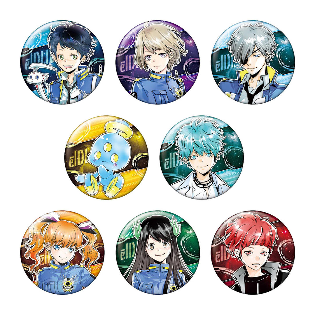『エルドライブ【elDLIVE】』コレクション缶バッジ　天野明展描きおろしver.　（全8種／ランダム1種入り）　＜天野明展＞
