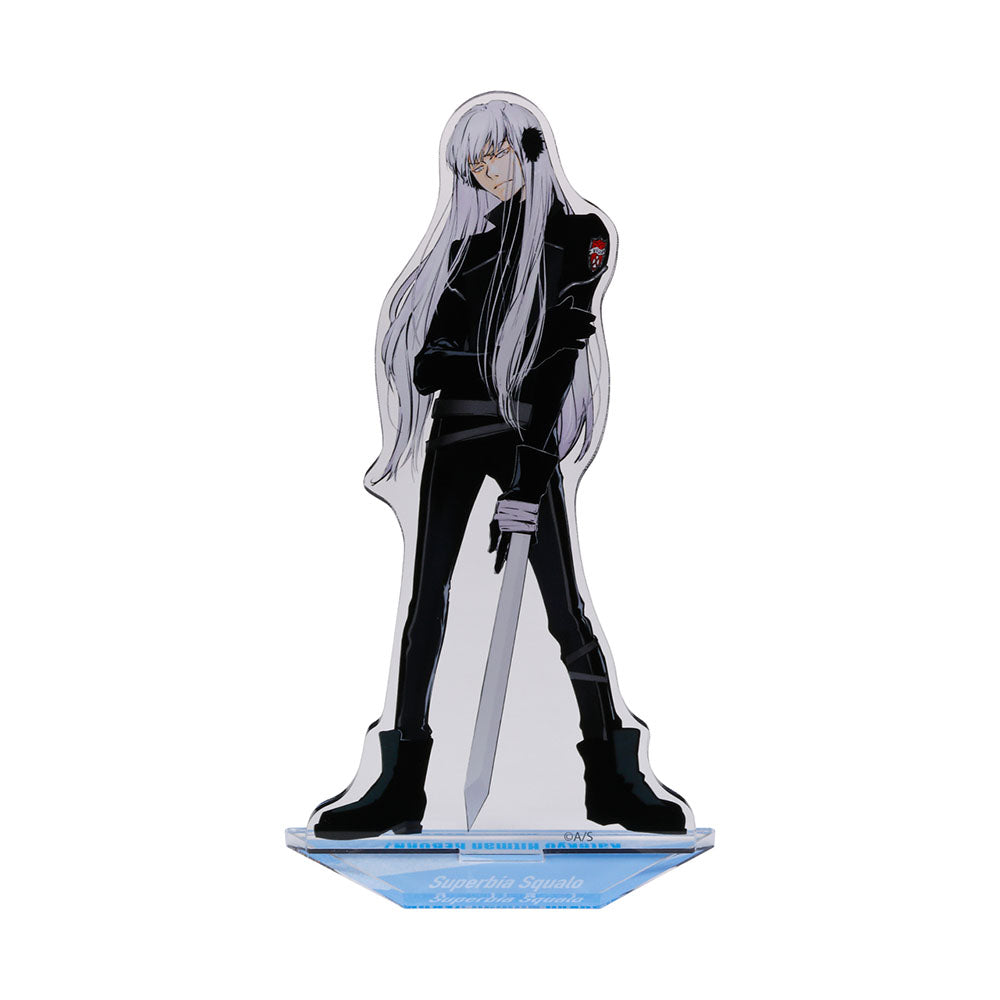 『家庭教師ヒットマンREBORN!』アクリルスタンド　スペルビ・スクアーロ　天野明展描きおろしver.　＜天野明展＞