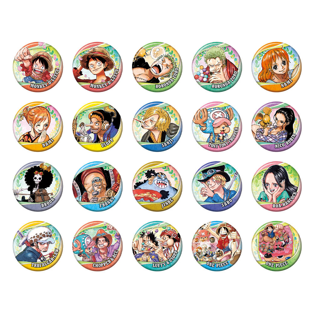 『ONE PIECE』コレクション缶バッジ　“SPRING”　第1弾　（全20種／ランダム1種入り）