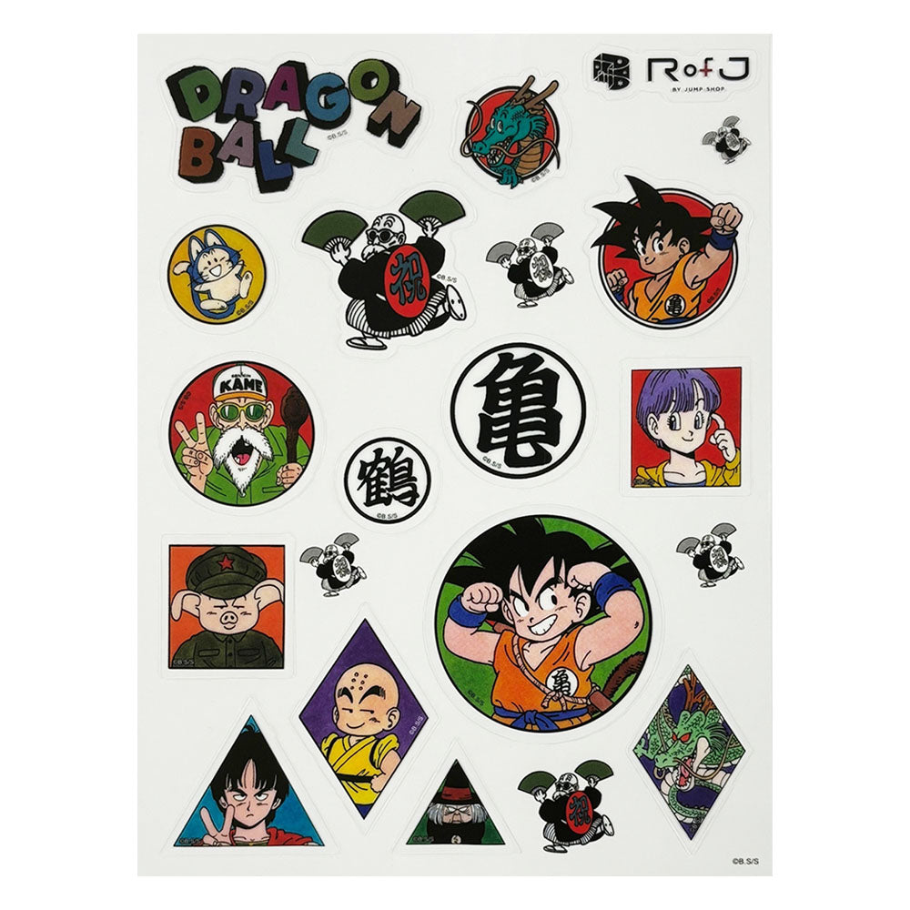 【RofJ】『DRAGON BALL』CLEAR STICKER SET （CHARACTER）