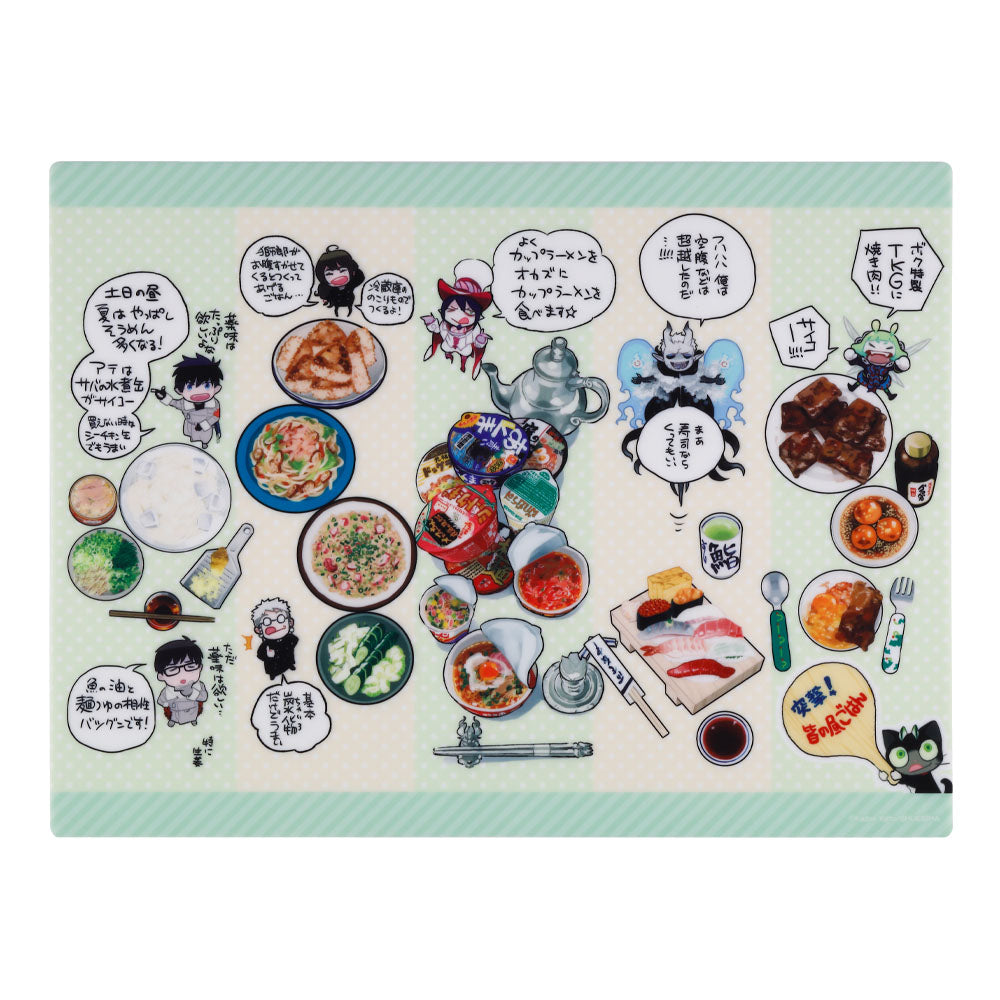 『青の祓魔師』ランチョンマット　突撃！皆の昼ごはん　GREEN　＜青の祓魔師展＞