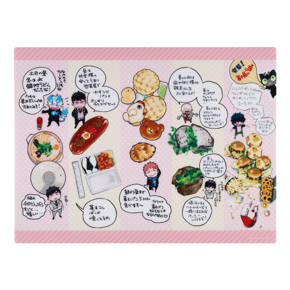 『青の祓魔師』ランチョンマット　突撃！皆の昼ごはん　PINK　＜青の祓魔師展＞