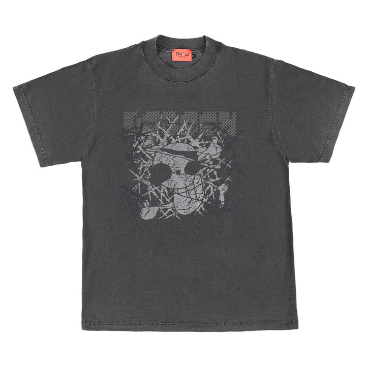 【RofJ】『ONE PIECE』BOXED TEE BLACK ＜LABOON＞ XL