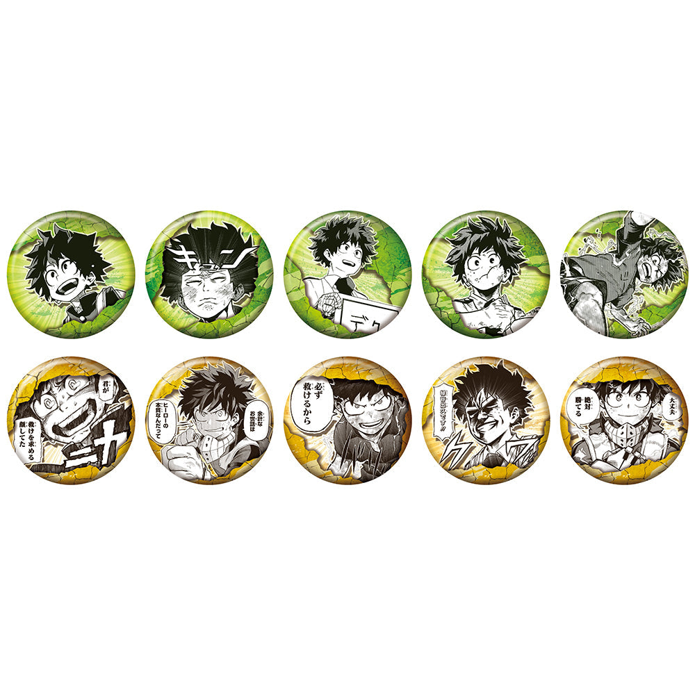 『僕のヒーローアカデミア』コレクション缶バッジ　プチ　“HEROES”　【緑谷出久】　（全10種／ランダム1種入り）