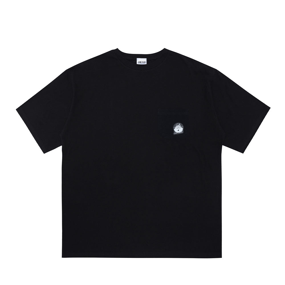 『ONE PIECE』ポケット付きビッグシルエットTシャツ　“HEROES”　ジンベエ