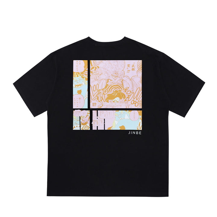 『ONE PIECE』ポケット付きビッグシルエットTシャツ　“HEROES”　ジンベエ