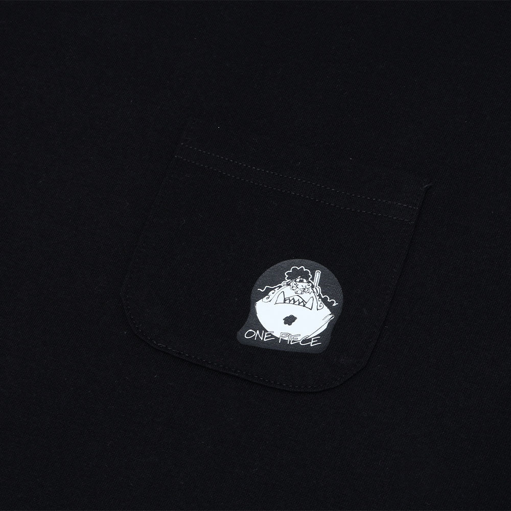 『ONE PIECE』ポケット付きビッグシルエットTシャツ　“HEROES”　ジンベエ