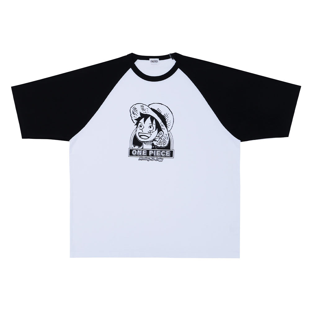 『ONE PIECE』ラグランTシャツ　“HEROES”　モンキー・D・ルフィ