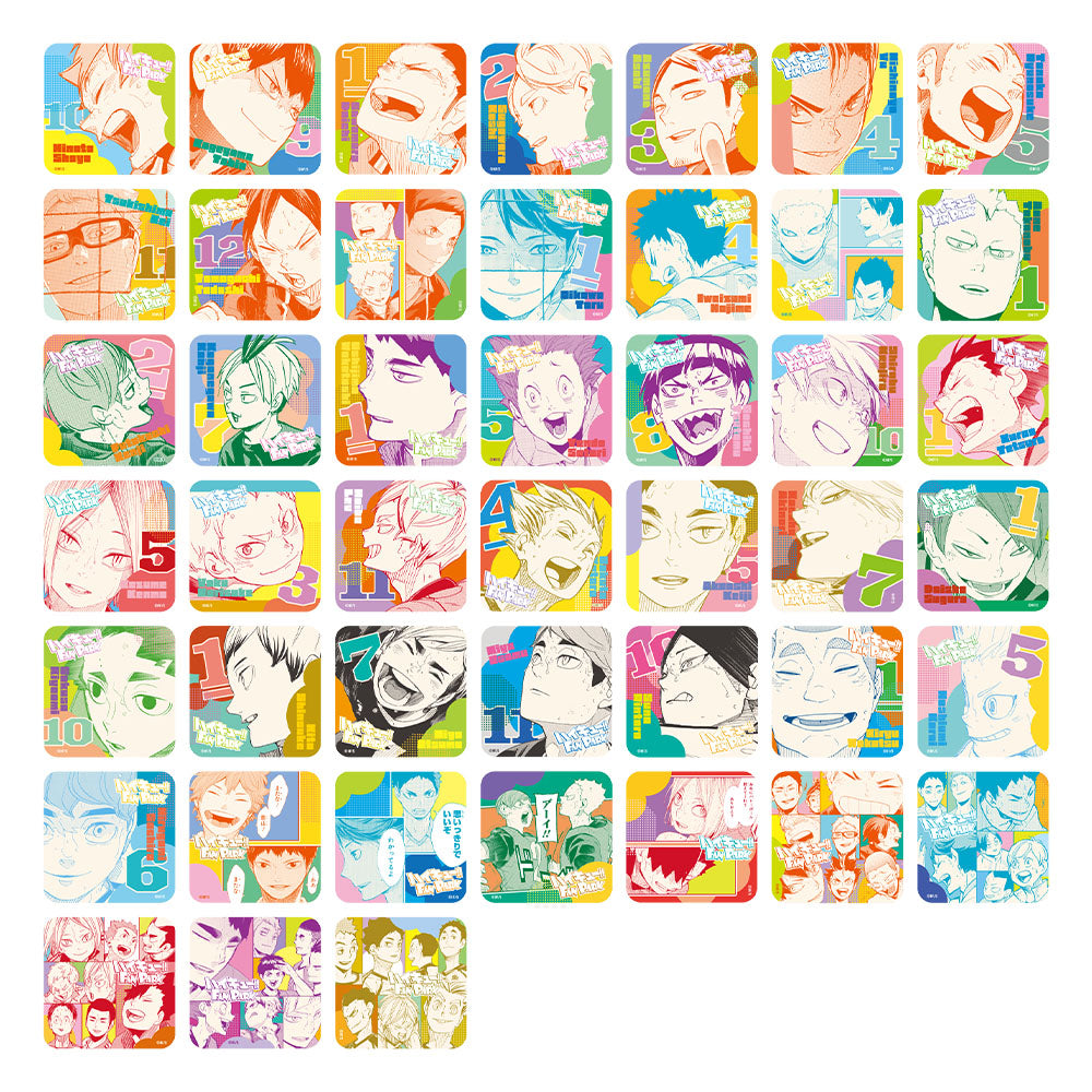 『ハイキュー!!』アートコースター(R)　「FUN!!」　（全45種／ランダム5種入り）　＜ハイキュー!!　FAN PARK＞