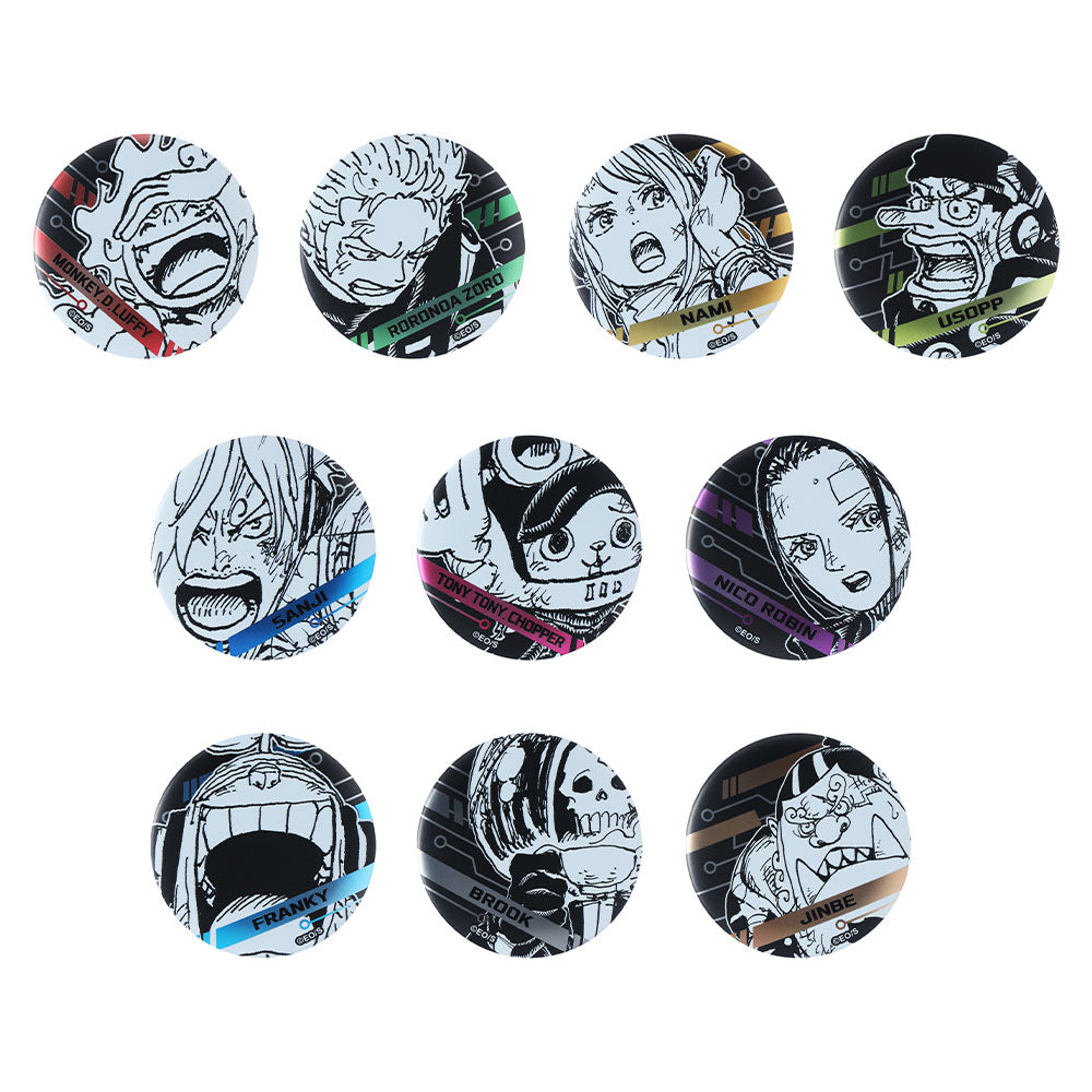 『ONE PIECE』デコレクション缶バッジ(R)　第5弾　エッグヘッド編　（全10種／ランダム1種入り）