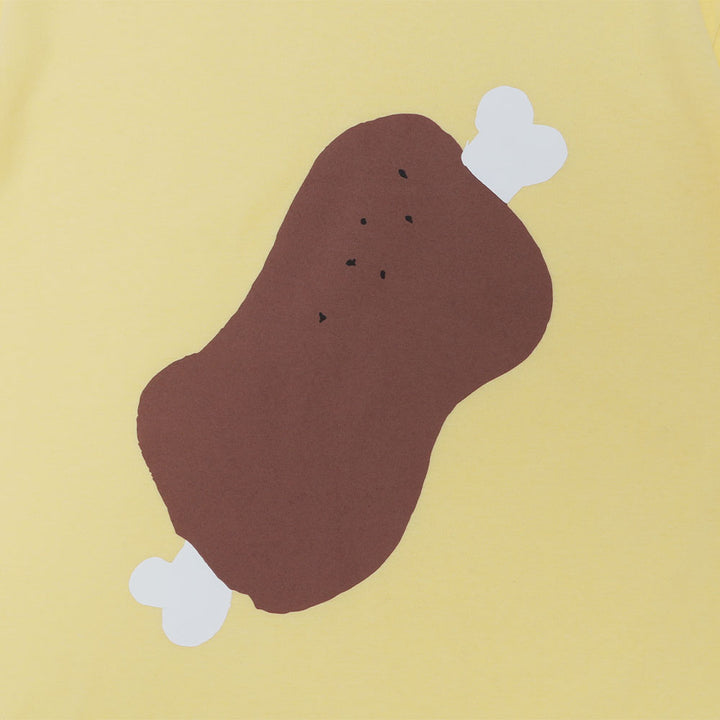 『ハイキュー!!』日向翔陽の「お肉」Tシャツ　日向翔陽サイズ（Ｍサイズ相当）　アクリルバッジ1個付き　＜ハイキュー!!　FAN PARK＞