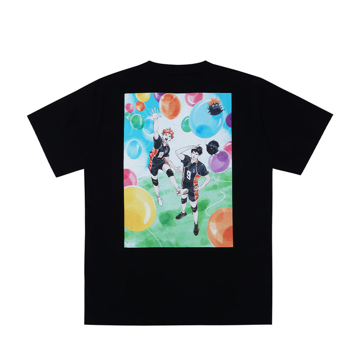 『ハイキュー!!』Tシャツ　キービジュアル　ブラック　XLサイズ　＜ハイキュー!!　FAN PARK＞
