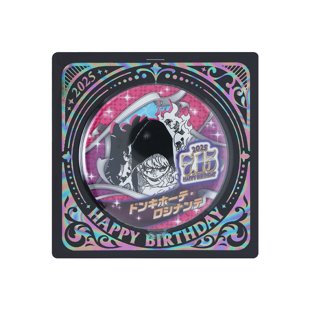 『ONE PIECE』バースデイ缶バッジ　ドンキホーテ・ロシナンテ（コラソン）