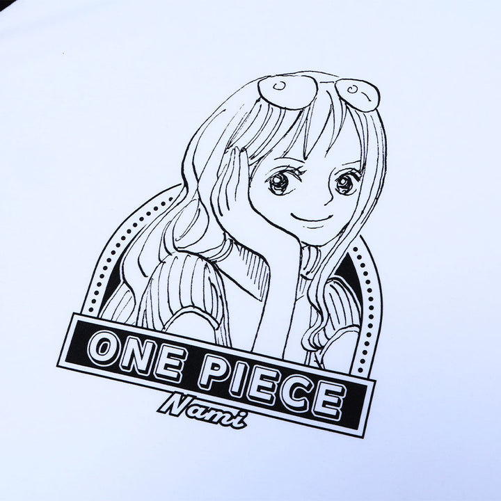 『ONE PIECE』ラグランTシャツ　“HEROES”　ナミ